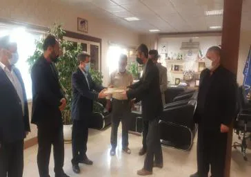 تقدیر اعضای شورای روستاهای بخش مرکزی از رئیس دانشکده علوم پزشکی مراغه