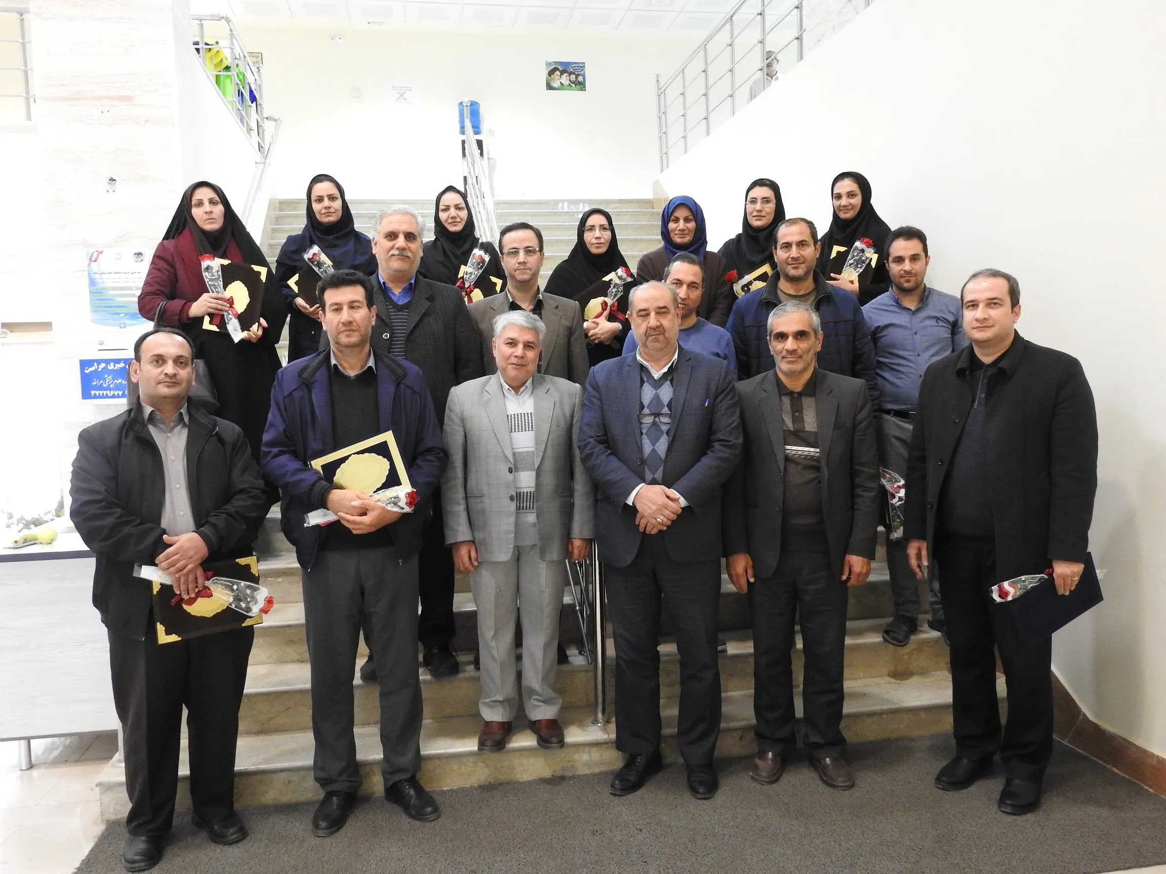 تجلیل از حسابداران و كاركنان امور مالی دانشکده علوم پزشکی مراغه