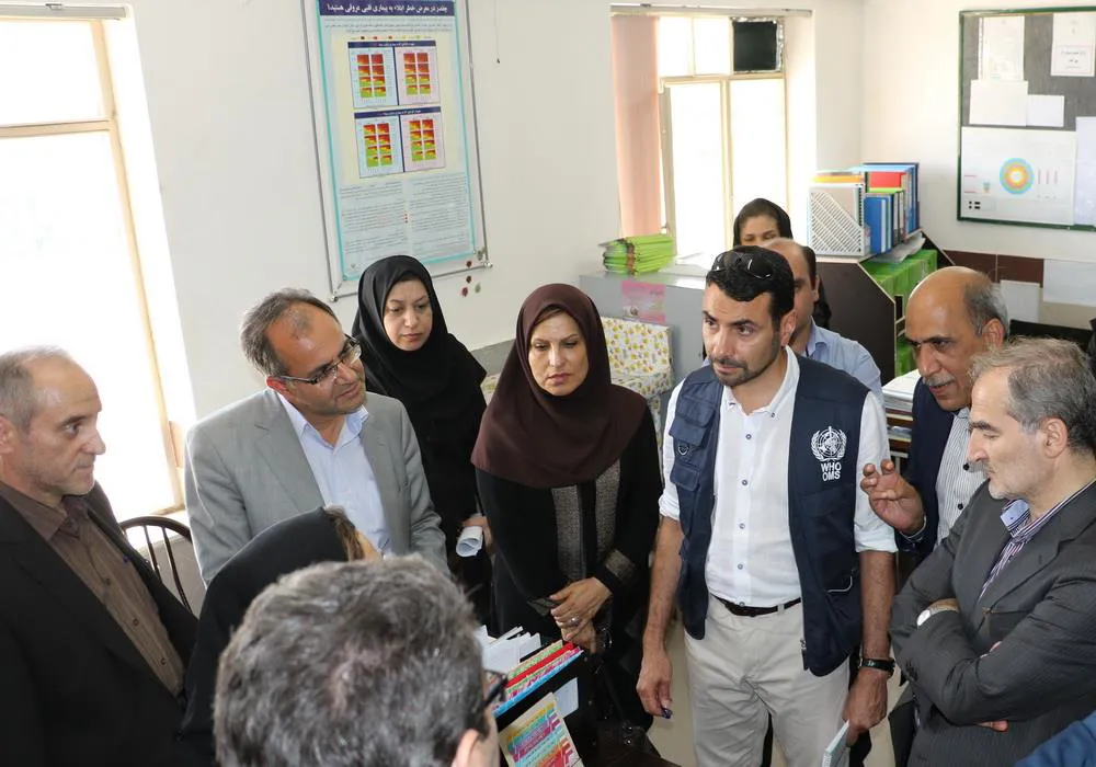 نماینده سازمان بهداشت جهانی از روند اجرای طرح ایراپن در مراغه بازدید کرد