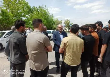حضور سرزده فرماندار مراغه در بین دانشجویان دانشکده علوم پزشکی مراغه