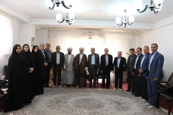 دیدار رئیس جدید دانشکده علوم پزشکی مراغه با امام جمعه شهرستان