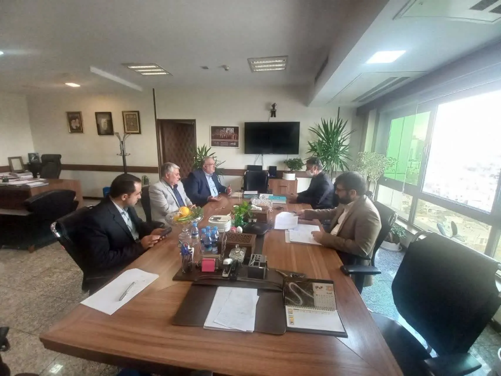 دیدار مسئولان دانشکده علوم پزشکی مراغه با  معاون فرهنگی و دانشجویی وزارت بهداشت، درمان و آموزش پزشکی
