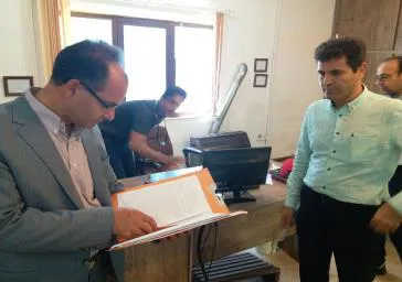 بازدید دبیر کمیته اقتصاد دانش بنیان شهرستان مراغه از مجتمع کاوه سودای مراغه