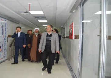 مسئولین شهرستان مراغه از پروژه های در حال تکمیل دانشکده بازدید کردند