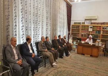سرپرست و اعضای هیئت رئیسه دانشکده با نماینده ولی فقیه و امام جمعه شهرستان مراغه دیدار کردند