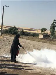 برگزاری تمرین اطفاء حریق در تمامی مراکز خدمات جامع سلامت روستایی 