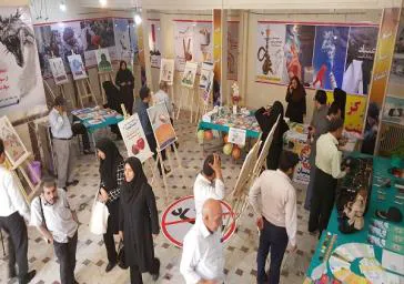 آئین گشایش نمایشگاه پیشگیری از اعتیاد برگزار شد