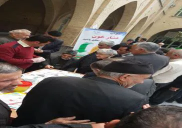 ایستگاه سلامت و تن سنجی در مسجد جامع شهرستان مراغه برپا شد