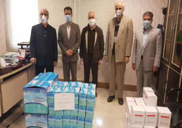 خیرین مراغه ای 7000 عدد ماسک سه لایه، 2800 عدد ماسک N95 و 540 عدد لباس محافظتی به دانشکده علوم پزشکی مراغه اهداء کردند