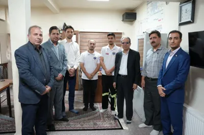 حضور رئیس دانشکده علوم پزشکی مراغه در پایگاه‌های اورژانس به مناسبت روز اورژانس
