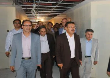 بازدید مدیر کل اجرایی طرح های ملی مناطق 3 و 4 سازمان مجری از مرکز آموزشی درمانی سینا مراغه
