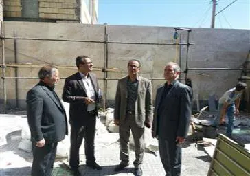 رئیس دانشکده از طرحهای عمرانی حوزه معاونت بهداشتی بازدید کرد