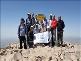 گروه کوهنوردی دانشکده به قله 3700 متری کوه سهند صعود کرد