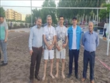 درخشش تیم والیبال ساحلی دانشکده در مسابقات جام آزادسازی خرمشهر
