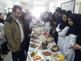 برگزاری جشنواره غذای سالم در مرکز خدمات جامع سلامت شماره 4