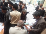 ایستگاه سلامت در مسجد جامع شهرستان مراغه همزمان با آیین پرشکوه نماز جمعه برپا گردید