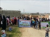 پیاده روی خانوادگی در روستای آهق برگزار گردید 