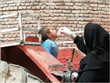 ایمن سازی تکمیلی فلج اطفال در روستاهای سیاری شهرستان مراغه
